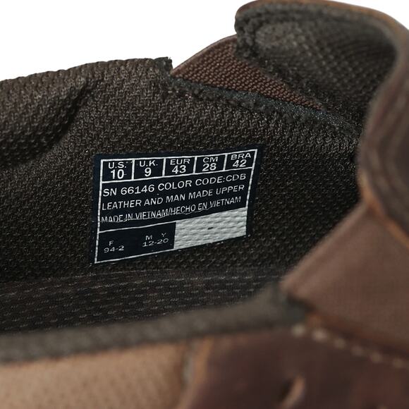 Men's Brown Leather Skechers Expended Seveno Loafer - US 10 - Picture 3 of 8